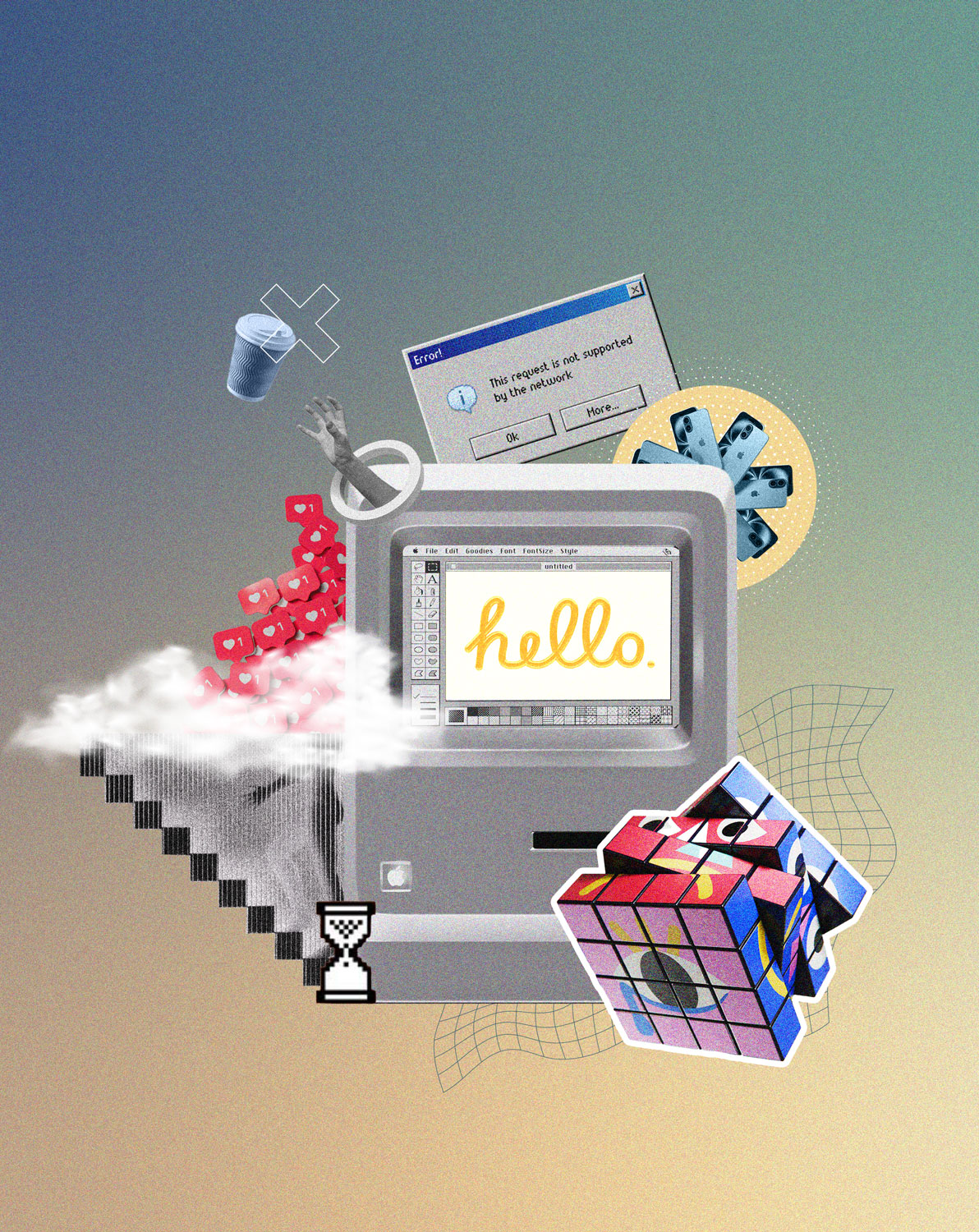 Collage expertises de Fluffy Design : Création de sites web sur-mesure